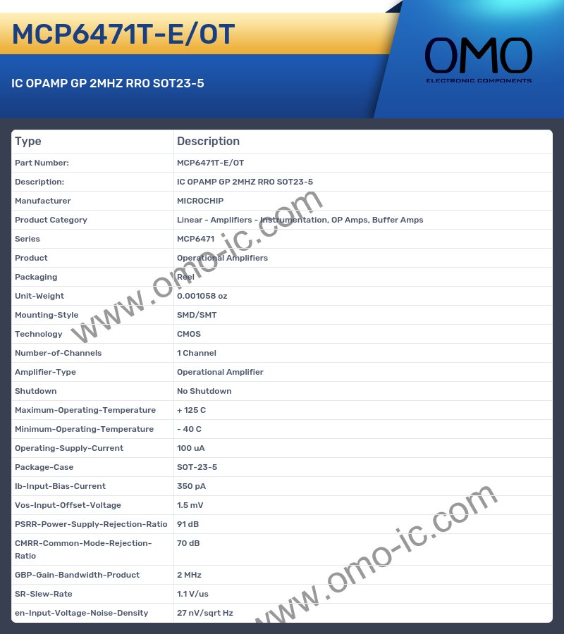 MCP6471T-E/OT
