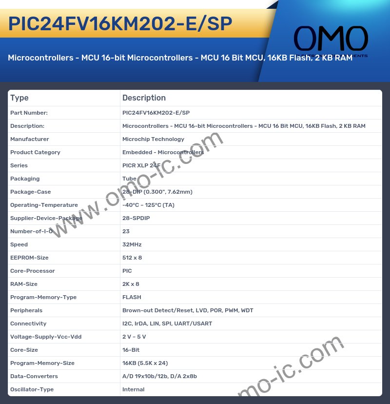 PIC24FV16KM202-E/SP