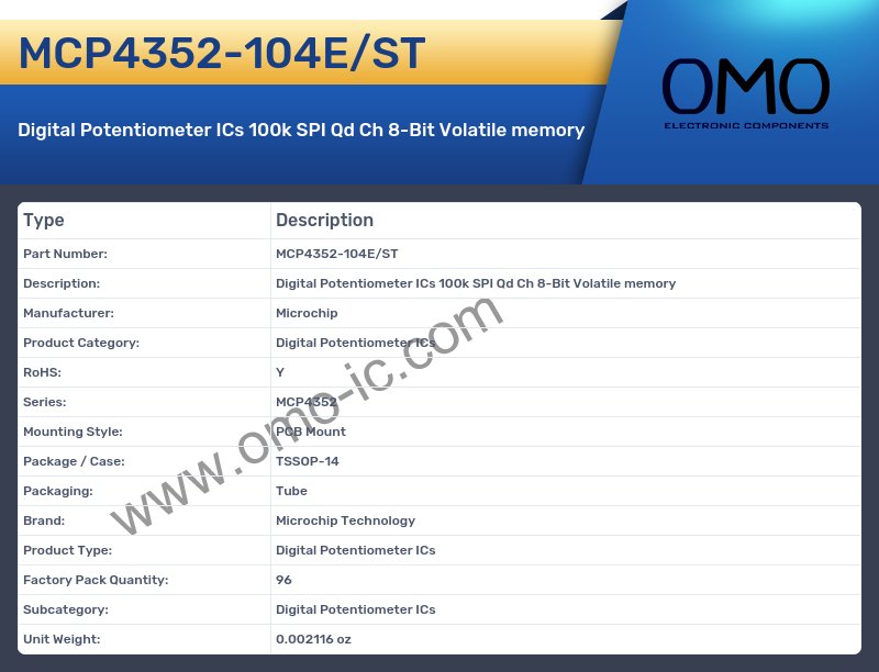 MCP4352-104E/ST