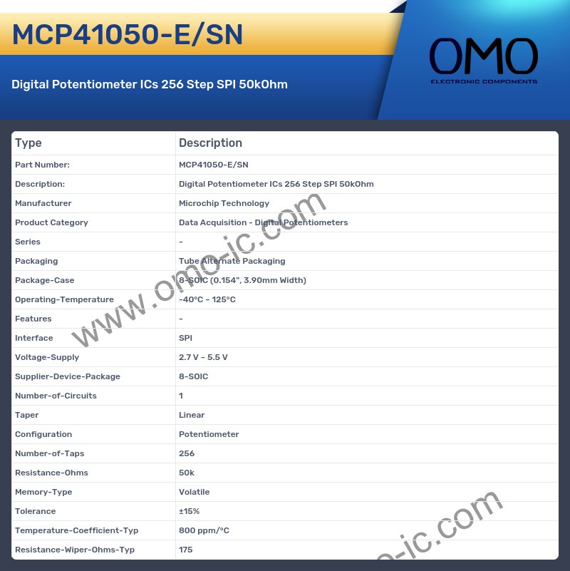 MCP41050-E/SN