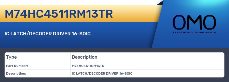 M74HC4511RM13TR