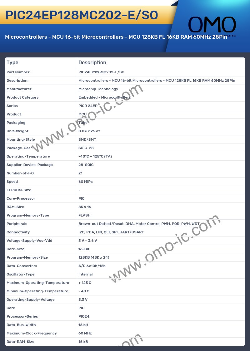 PIC24EP128MC202-E/SO