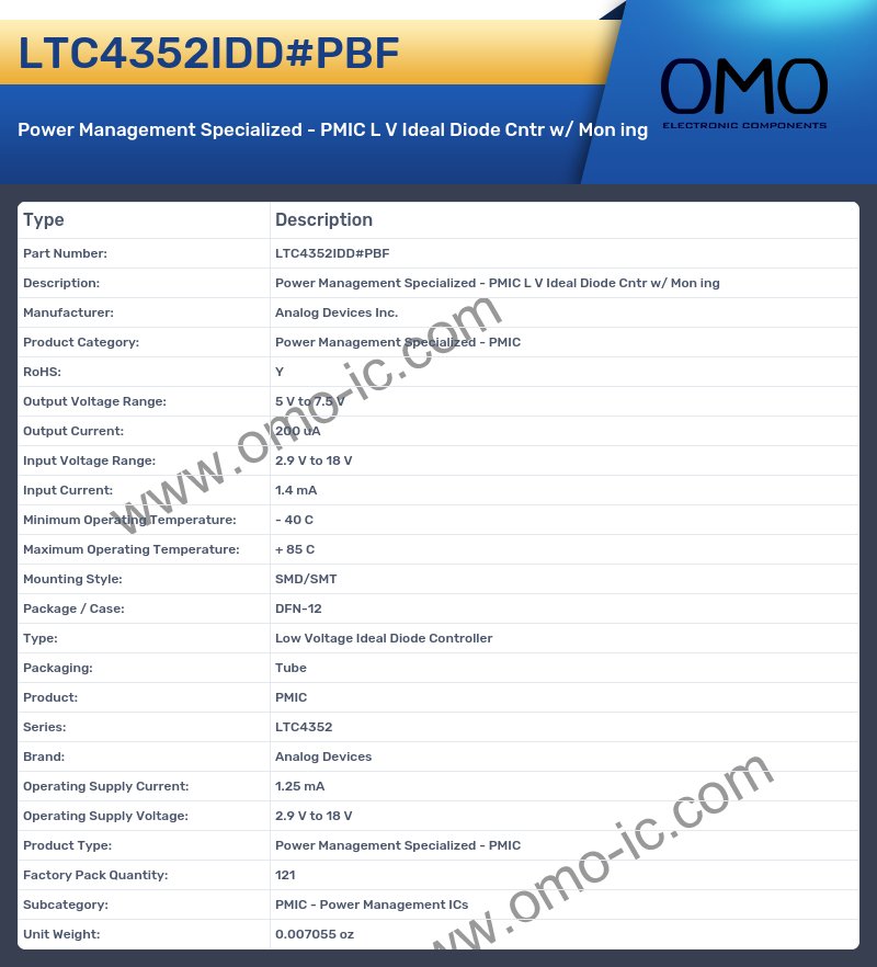 LTC4352IDD#PBF