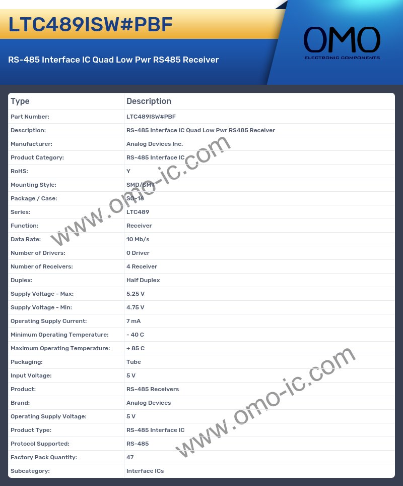 LTC489ISW#PBF