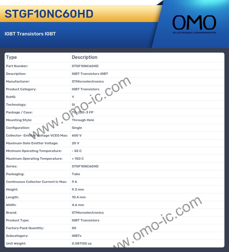 STGF10NC60HD