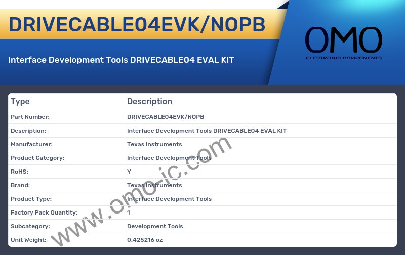 DRIVECABLE04EVK/NOPB