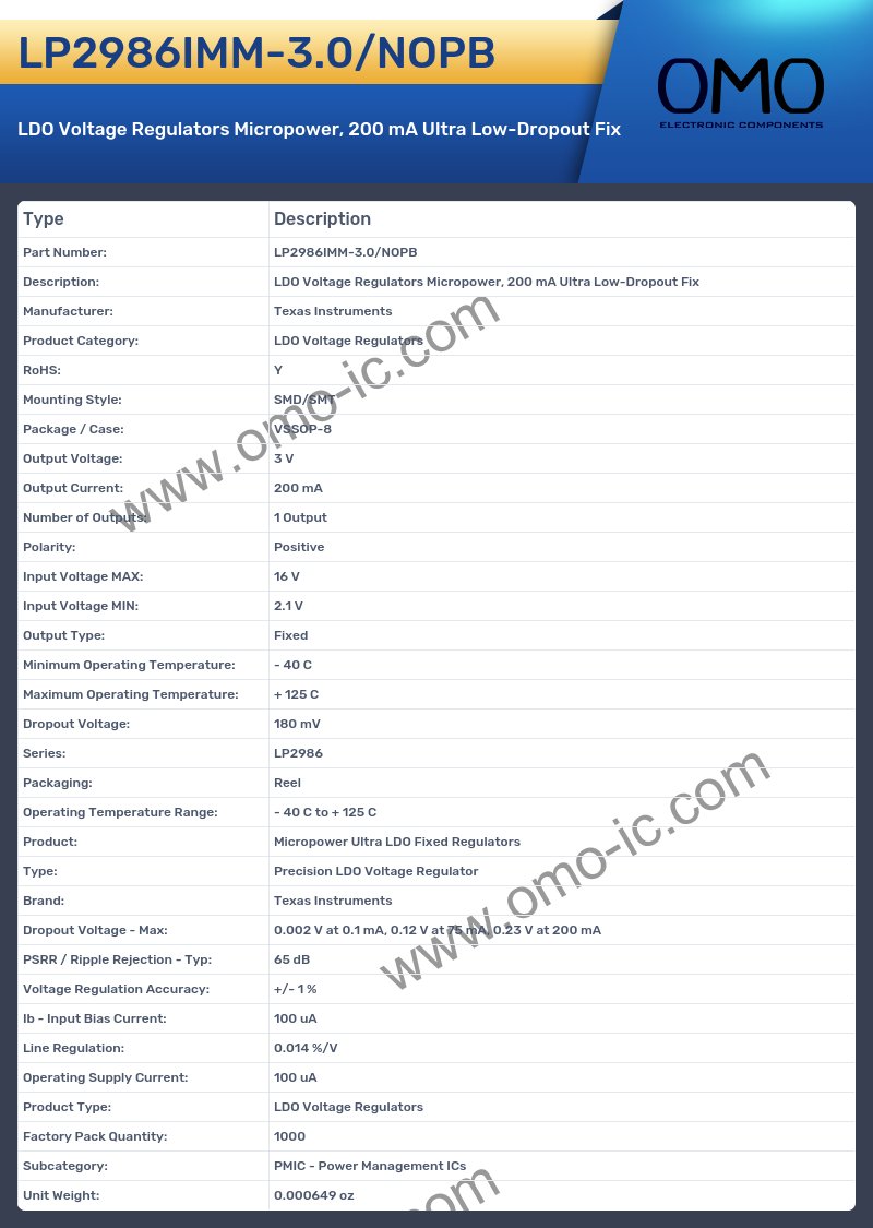 LP2986IMM-3.0/NOPB