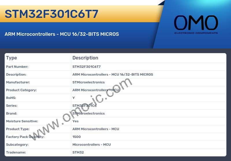 STM32F301C6T7