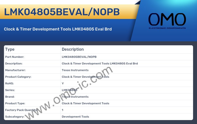 LMK04805BEVAL/NOPB