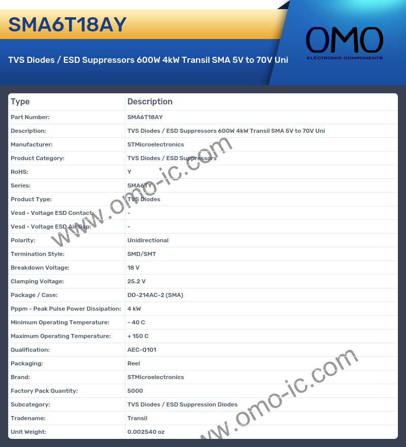 SMA6T18AY