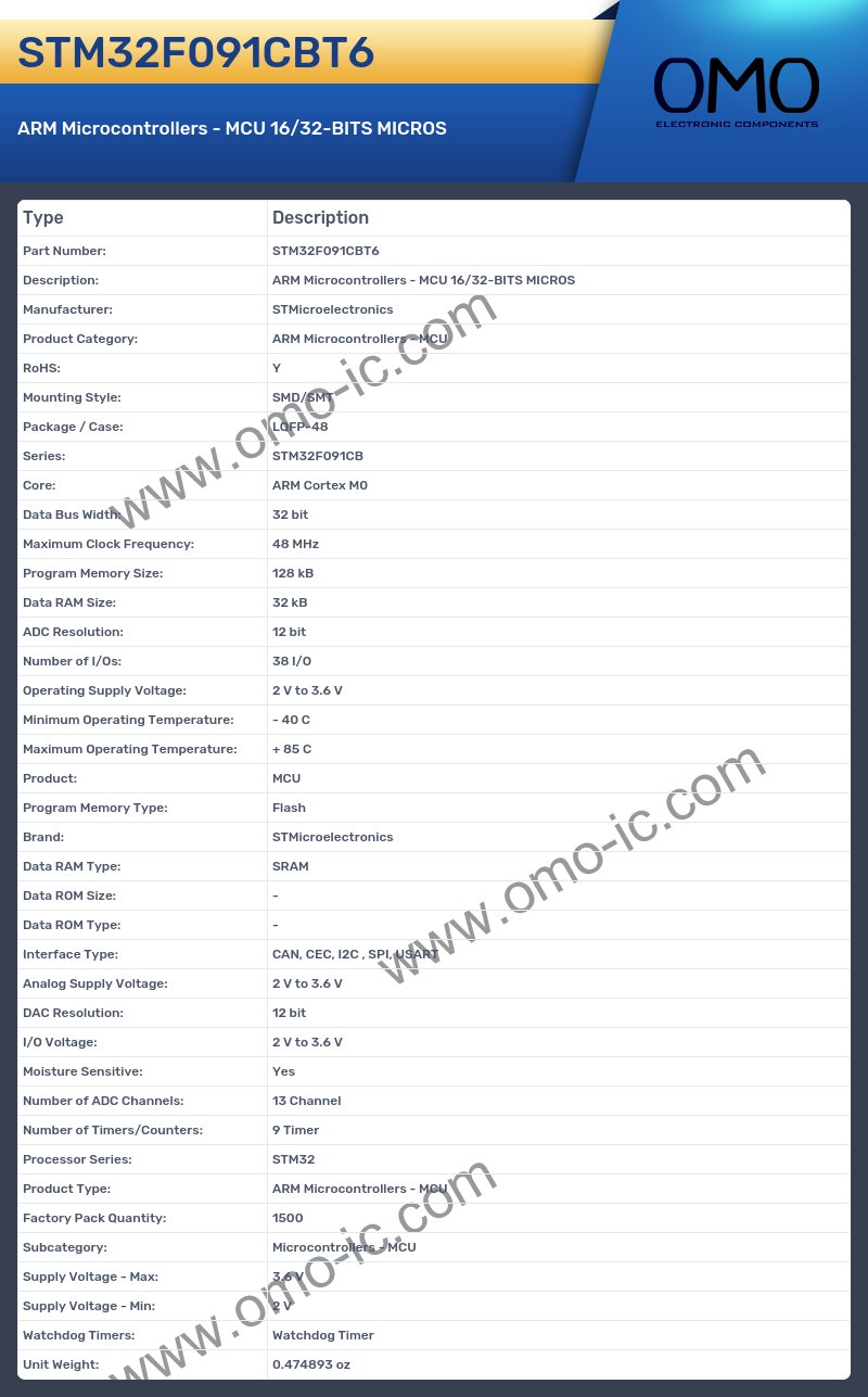 STM32F091CBT6