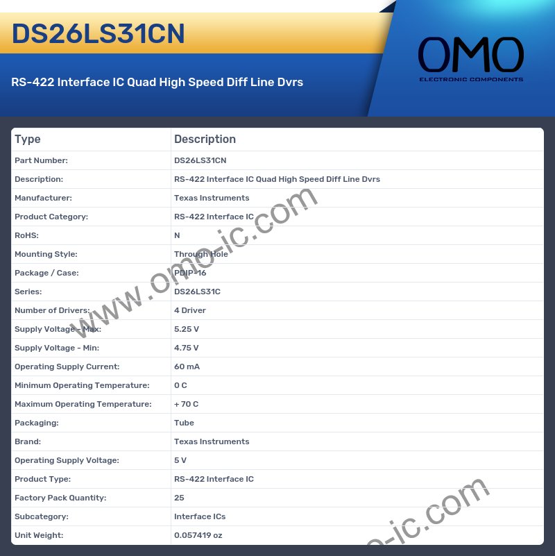 DS26LS31CN