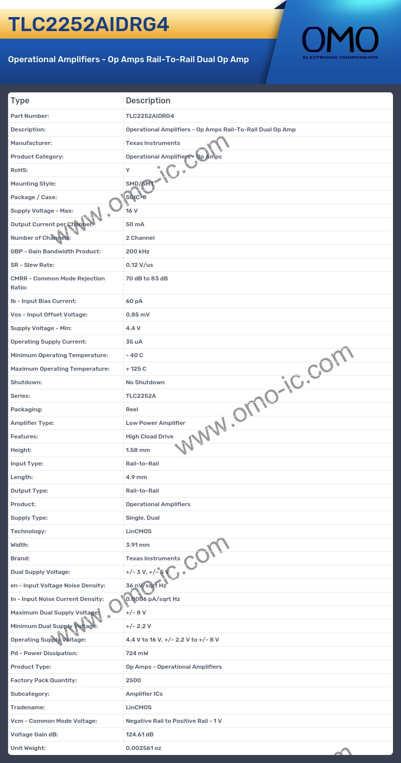 TLC2252AIDRG4