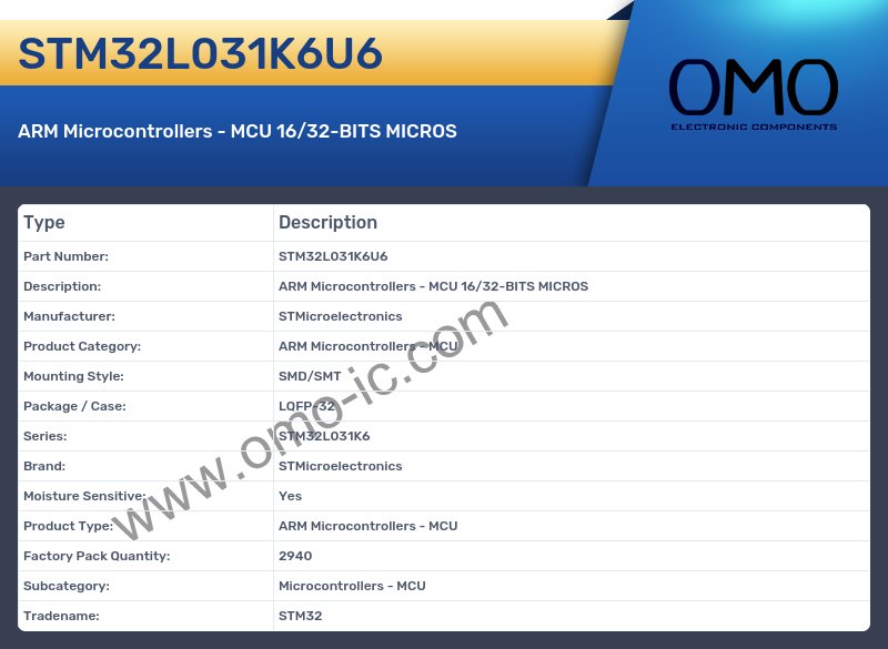 STM32L031K6U6