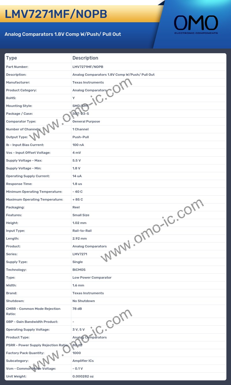 LMV7271MF/NOPB
