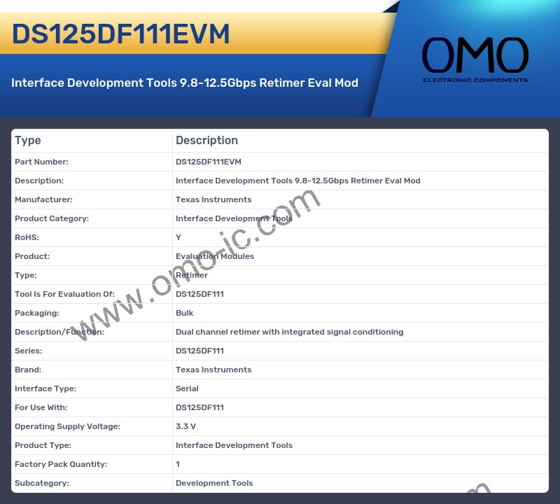 DS125DF111EVM