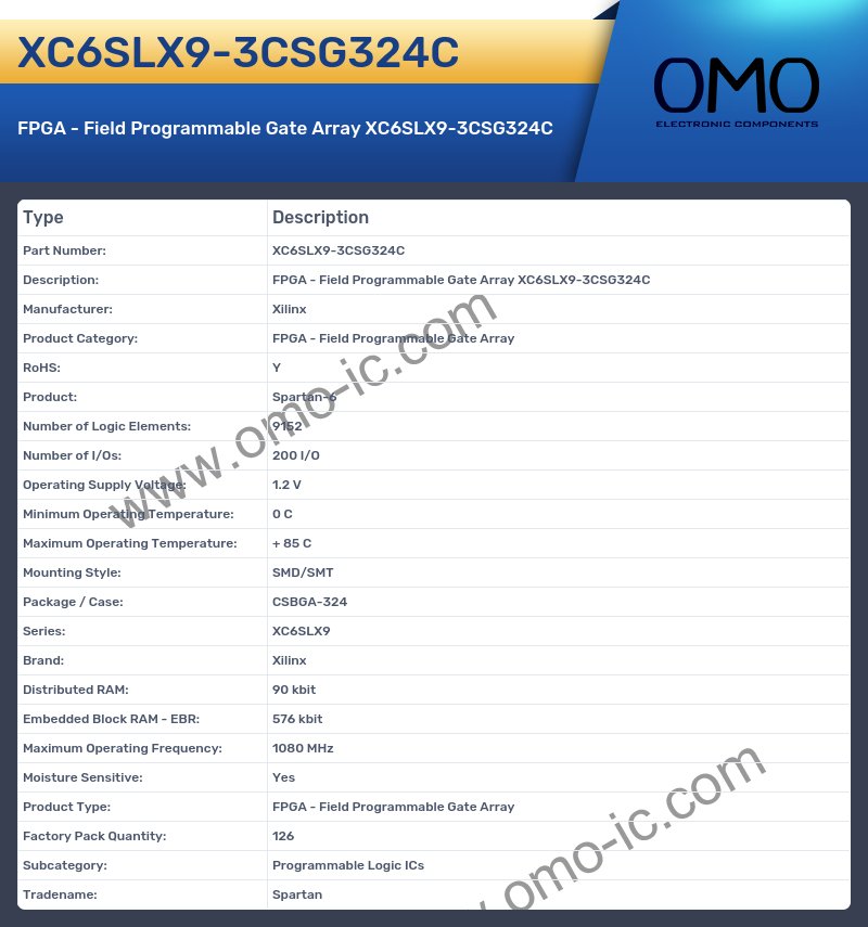 XC6SLX9-3CSG324C