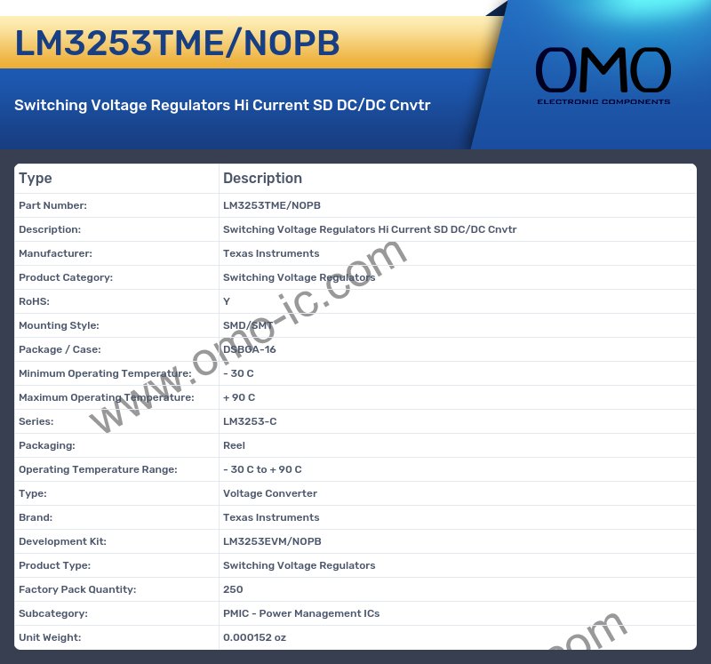 LM3253TME/NOPB