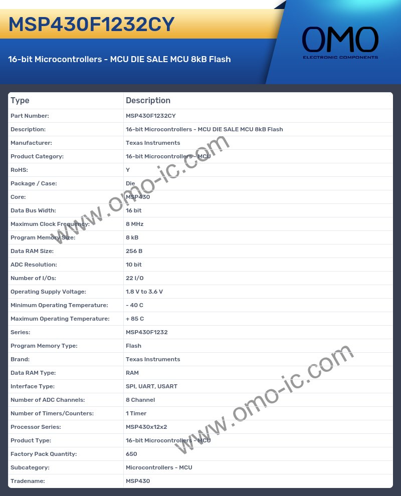 MSP430F1232CY