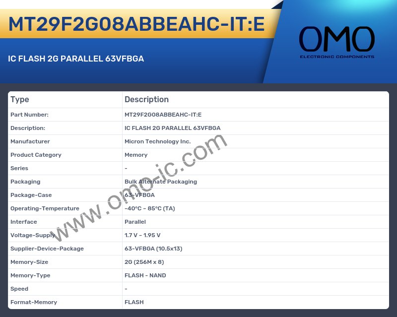 MT29F2G08ABBEAHC-IT:E
