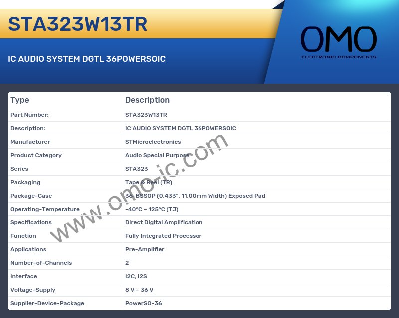 STA323W13TR