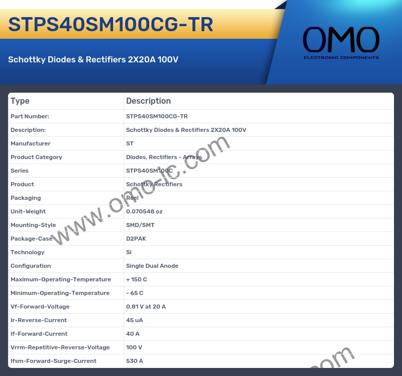 STPS40SM100CG-TR