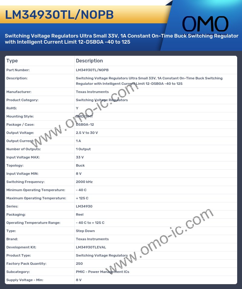 LM34930TL/NOPB