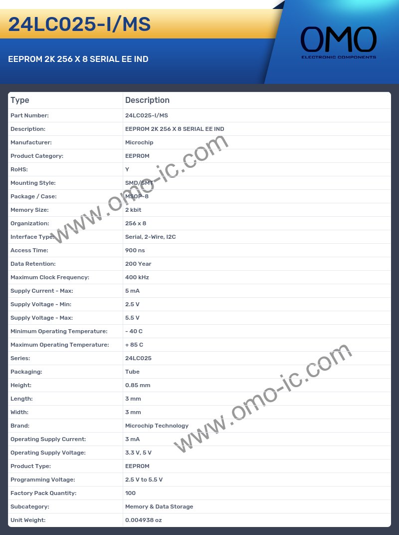 24LC025-I/MS