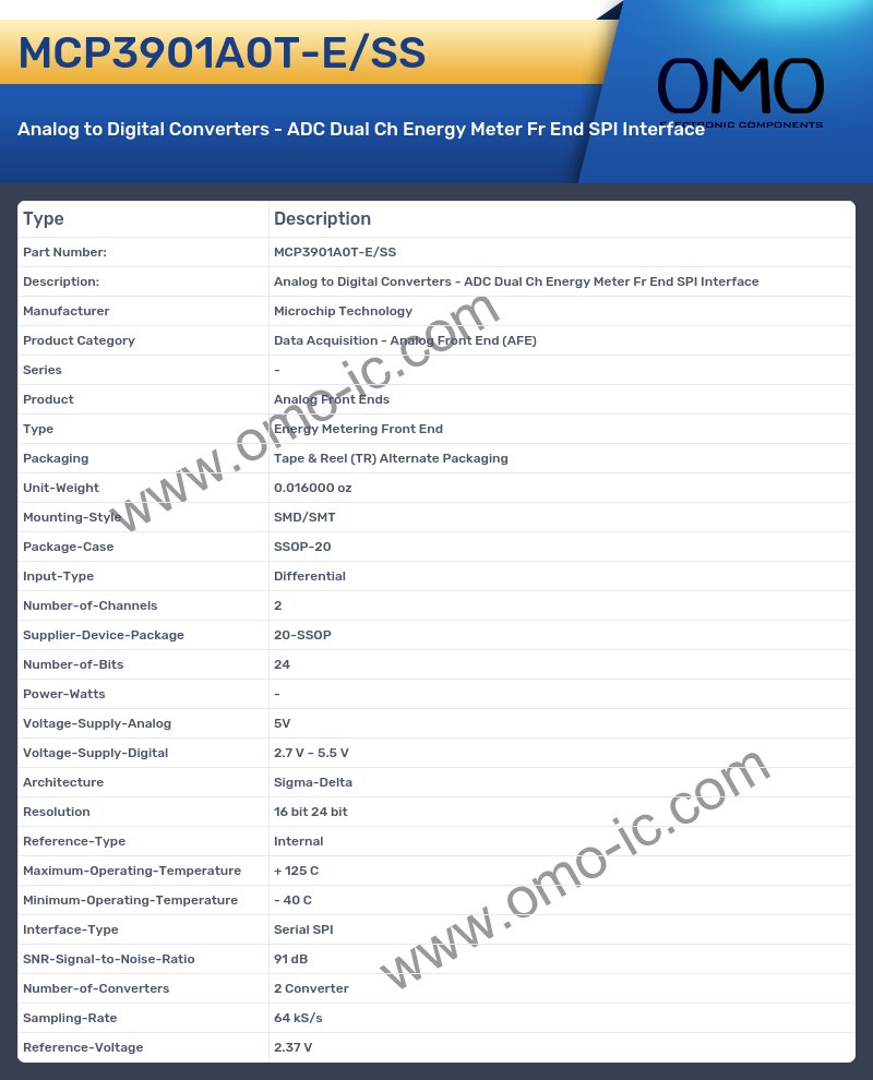 MCP3901A0T-E/SS