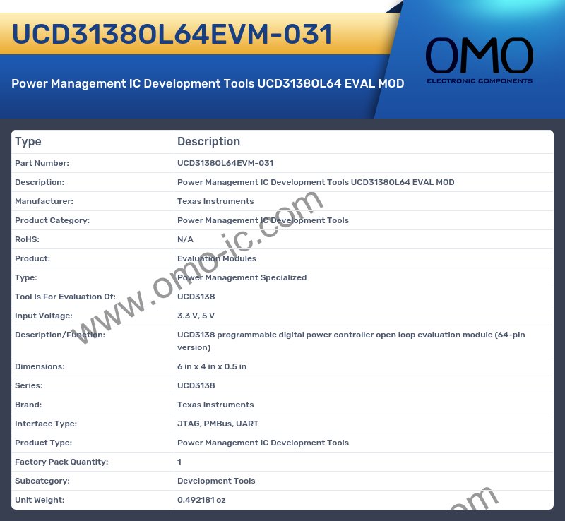 UCD3138OL64EVM-031