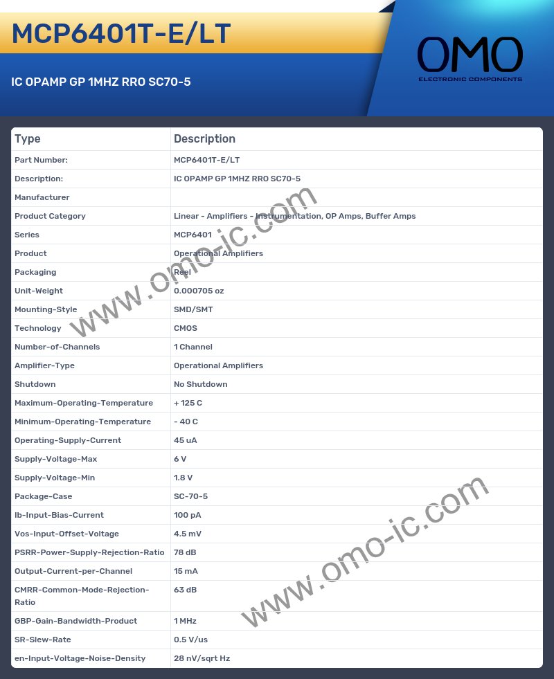 MCP6401T-E/LT