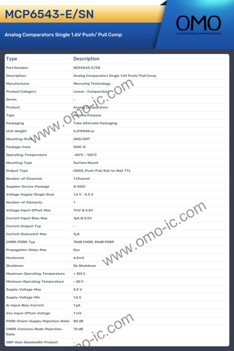 MCP6543-E/SN
