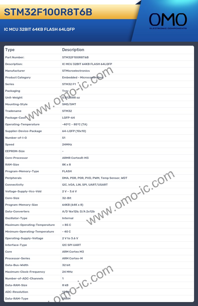 STM32F100R8T6B