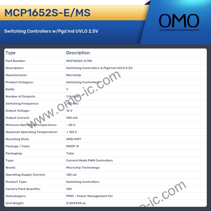 MCP1652S-E/MS