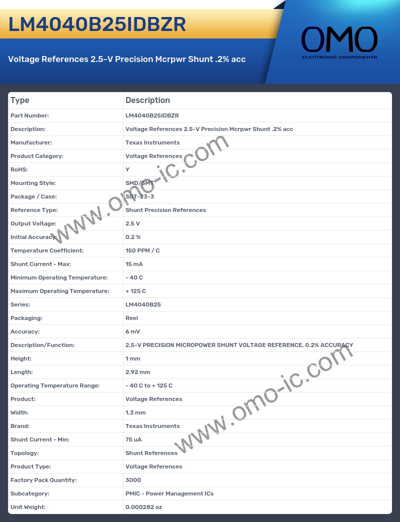 LM4040B25IDBZR