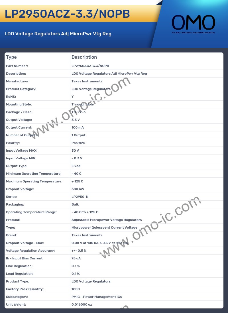LP2950ACZ-3.3/NOPB