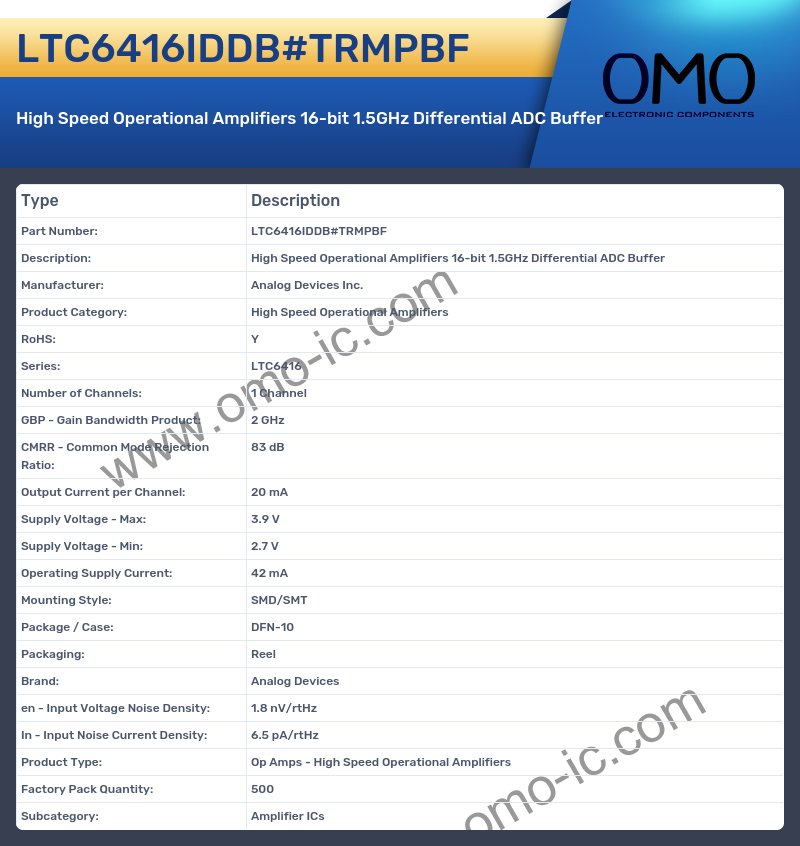 LTC6416IDDB#TRMPBF