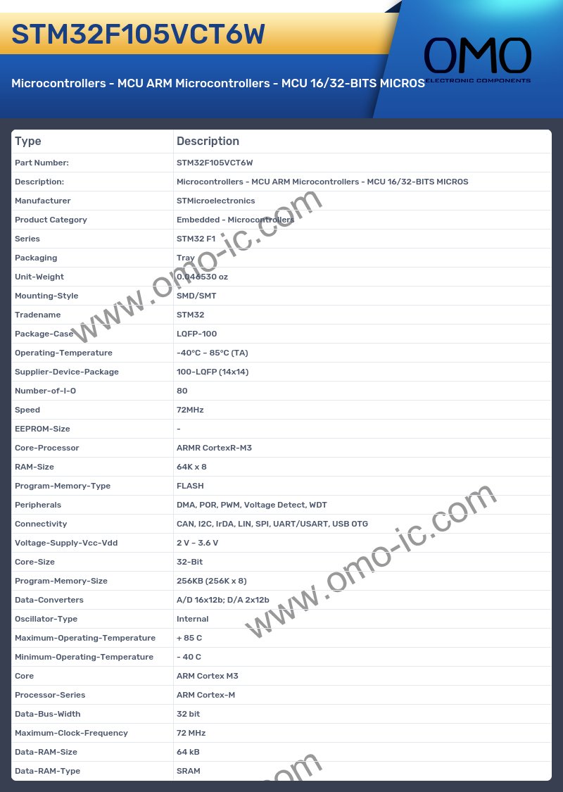 STM32F105VCT6W