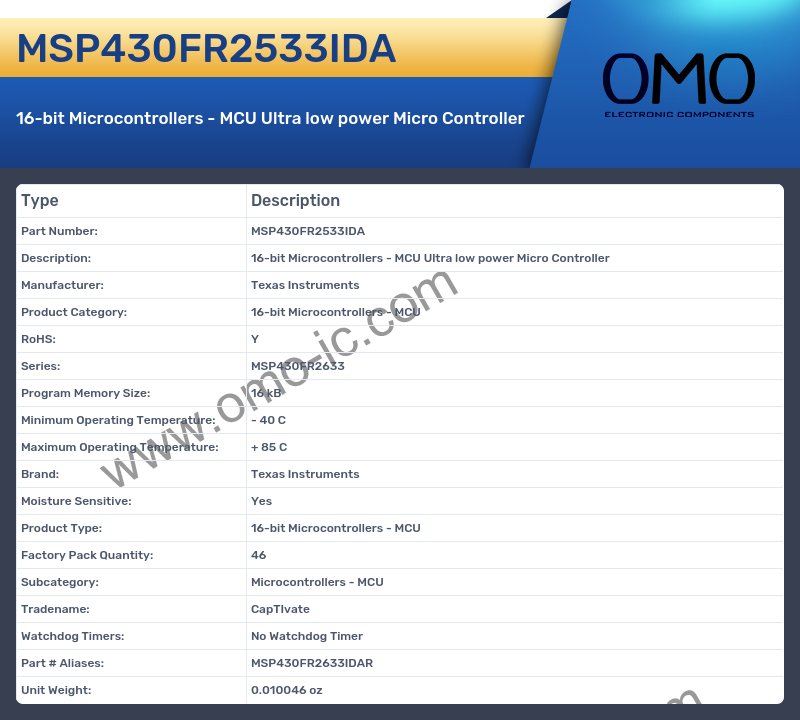 MSP430FR2533IDA