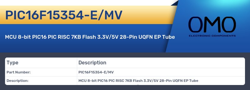 PIC16F15354-E/MV