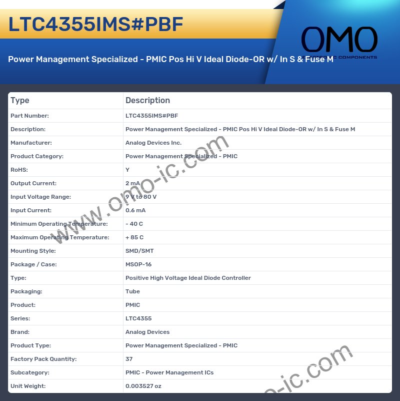 LTC4355IMS#PBF
