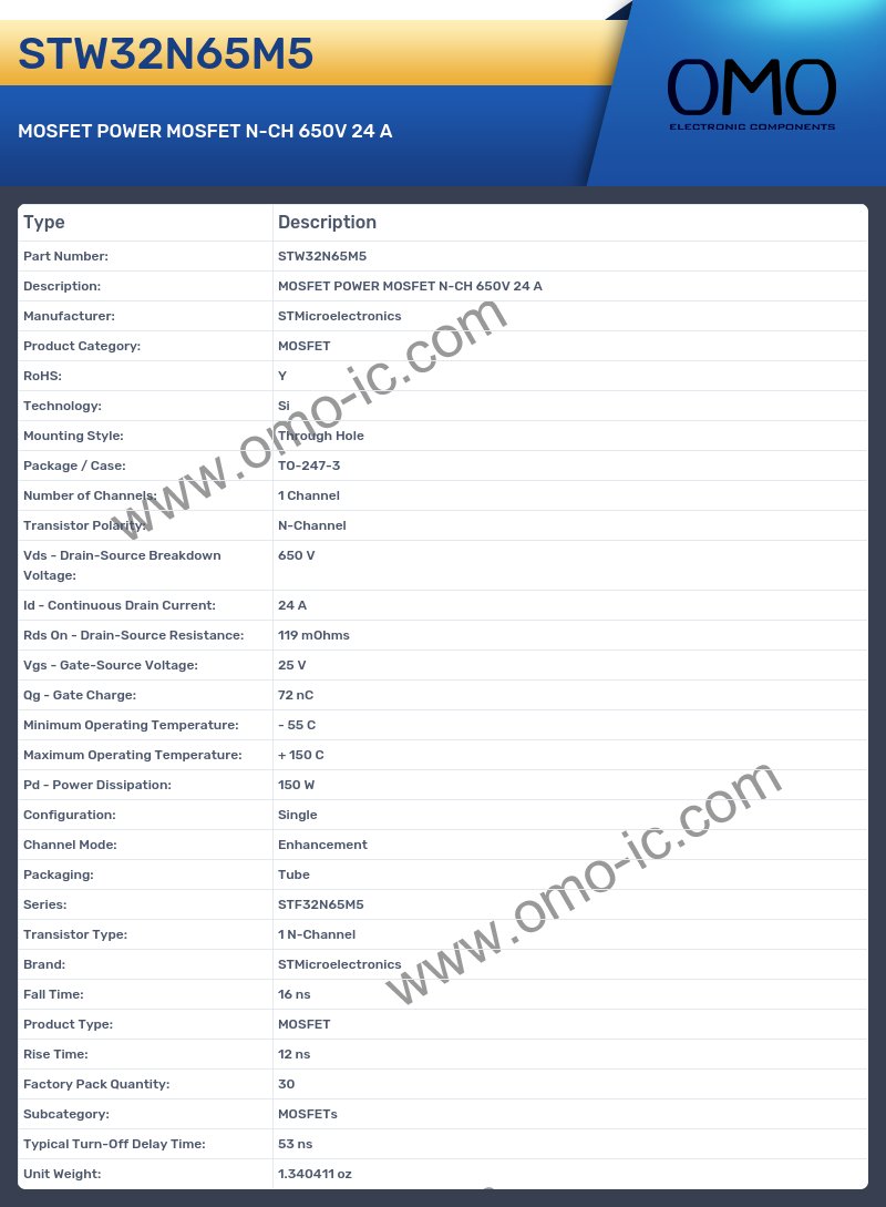 STW32N65M5