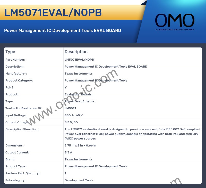 LM5071EVAL/NOPB