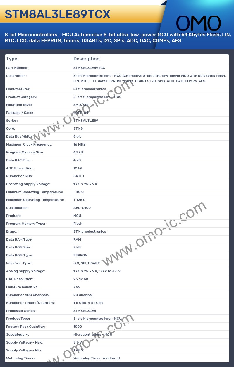 STM8AL3LE89TCX