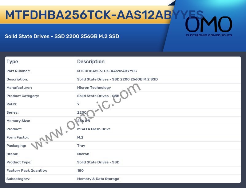 MTFDHBA256TCK-AAS12ABYYES