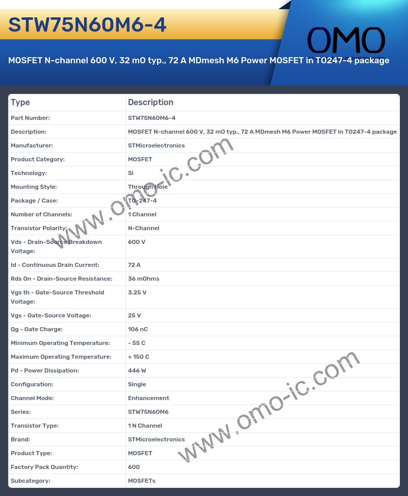 STW75N60M6-4