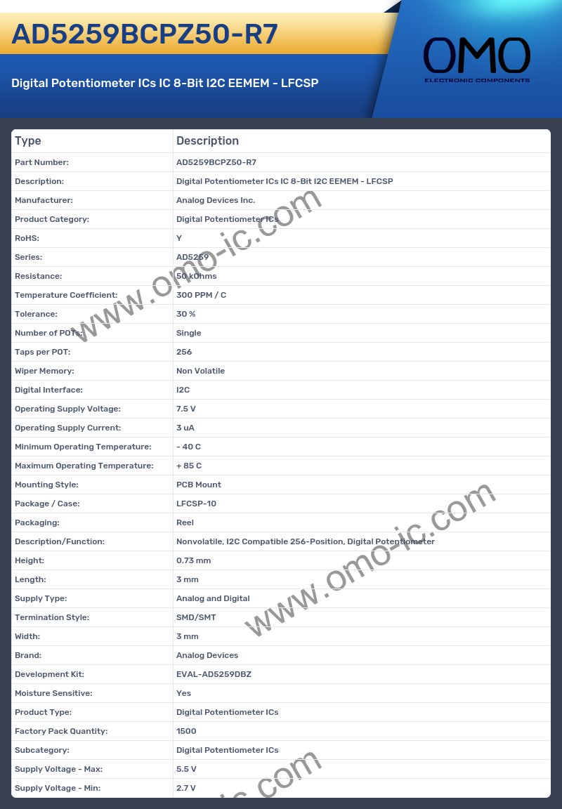 AD5259BCPZ50-R7