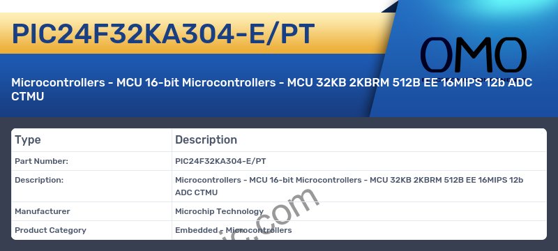 PIC24F32KA304-E/PT
