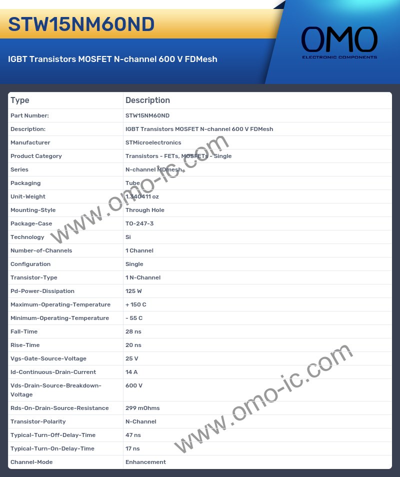 STW15NM60ND