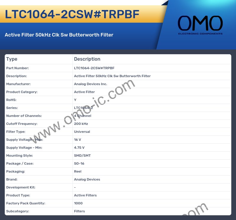 LTC1064-2CSW#TRPBF